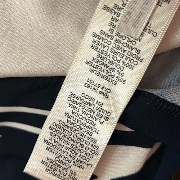 ELIZA J Geometric Print Shift Dress, Navy Multi, Size 4 NWOT - Picture 8 of 10